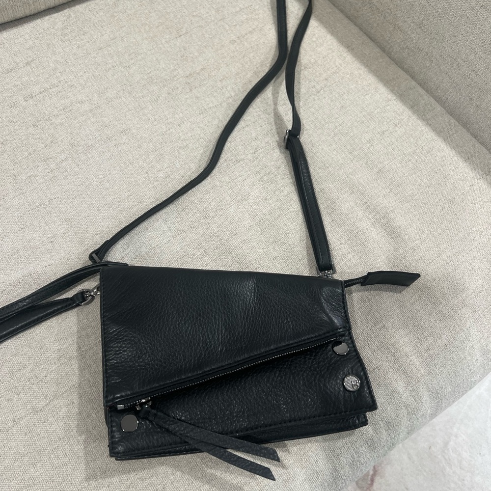 Hammitt Black Leather Crossbody Bag